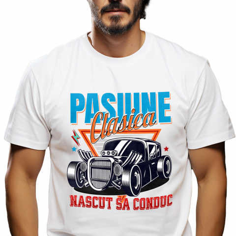 Tricou Femei, Barbati, Copii, Fata, Baiat, Unisex Personalizat Mașină Tunată Clasică – Putere, Stil și Adrenalină pentru Pasionați