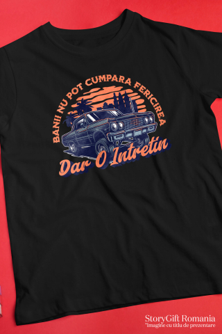 Tricou Femei, Barbati, Copii, Fata, Baiat, Unisex Personalizat Mașină Vintage în Oraș – Curse Ilegale și Viteză Maximă [2]