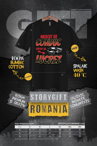 Tricou Femei, Barbati, Copii, Fata, Baiat, Unisex Personalizat Mașină Vintage Tunată – Design Pentru Pasionații De Viteză Și Tuning Auto [3]