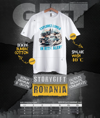 Tricou Femei, Barbati, Copii, Fata, Baiat, Unisex Personalizat Mașină Vintage Tunată – Viteză și Stil Pe Străzile Orașului [3]