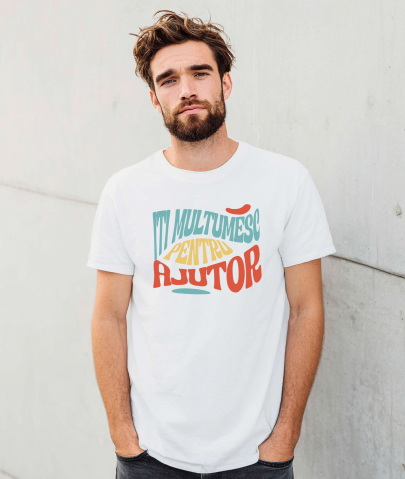 Tricou Femei, Barbati, Copii, Fata, Baiat, Unisex Personalizat Valurile Mării – „Îți Mulțumesc pentru Ajutor” – Cadou Personalizat pentru Familie, Tati, Copii, Prieteni [1]