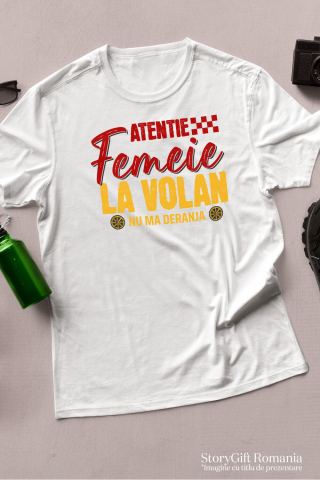 Tricou Femei, Barbati, Copii, Fata, Baiat, Unisex Personalizat Mesaj Colorat – Roți Mașină | Design Vibrant pentru Iubitorii de Viteză [2]