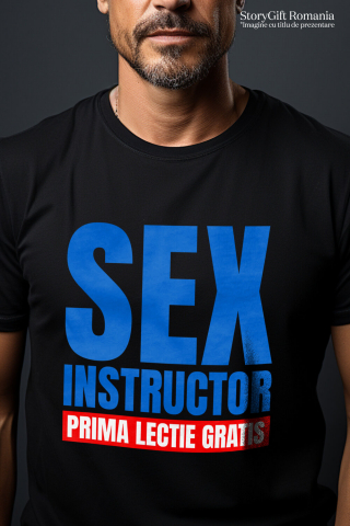 Tricou Femei, Barbati, Copii, Fata, Baiat, Unisex Personalizat Instructor de Dragoste – Lecția Gratis și Mesaje Haios pentru Cadouri Personalizate [1]