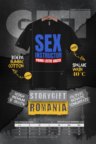 Tricou Femei, Barbati, Copii, Fata, Baiat, Unisex Personalizat Instructor de Dragoste – Lecția Gratis și Mesaje Haios pentru Cadouri Personalizate [3]