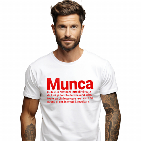 MESERII - Tricou Femei, Barbati, Copii, Fata, Baiat, Unisex Personalizat Mesaj Haios – Definiție Amuzantă, Glumă și Sarcasm în Română