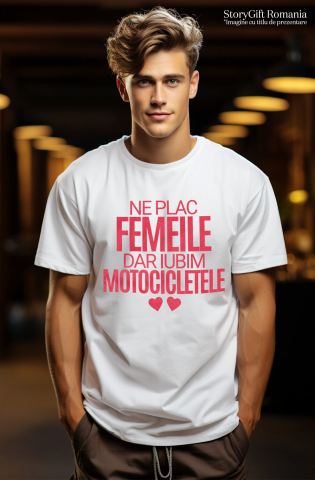 Tricou Femei, Barbati, Copii, Fata, Baiat, Unisex Personalizat Mesaj Haios pentru Iubitorii de Motociclete – Pasiune și Aventură [1]