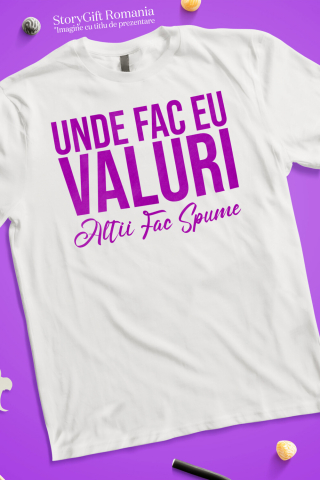 Tricou Femei, Barbati, Copii, Fata, Baiat, Unisex Personalizat Mesaj Haios „Unde fac eu valuri, alții fac spume” – Cadou Personalizat pentru Tati [2]