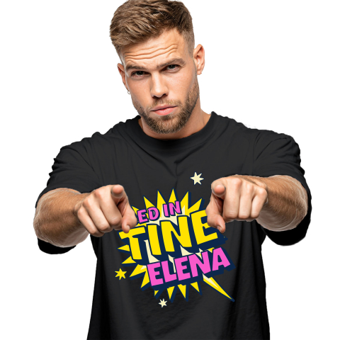 Citate - Tricou Femei, Barbati, Copii, Fata, Baiat, Unisex Personalizat „Cred în Tine Elena” - Mesaj Motivațional Personalizat pentru Femei | Cadouri cu Putere și Determinare