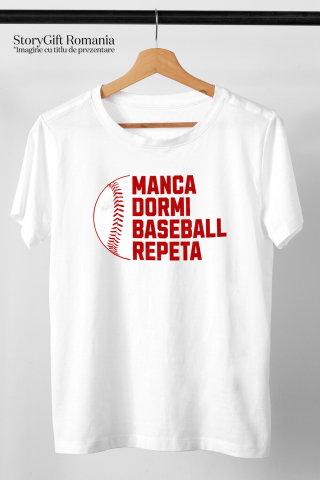 Tricou Femei, Barbati, Copii, Fata, Baiat, Unisex Personalizat Minge Baseball – Sport, Motivație și Sănătate Zilnică [2]