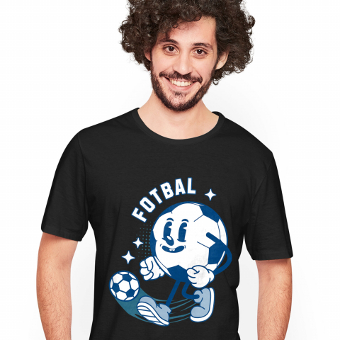 Tricou Personalizat - Tricou Femei, Barbati, Copii, Fata, Baiat, Unisex Personalizat Minge de Fotbal Animată – Design Motivațional și Sportiv