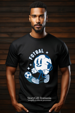 Tricou Femei, Barbati, Copii, Fata, Baiat, Unisex Personalizat Minge de Fotbal Animată – Design Motivațional și Sportiv [1]