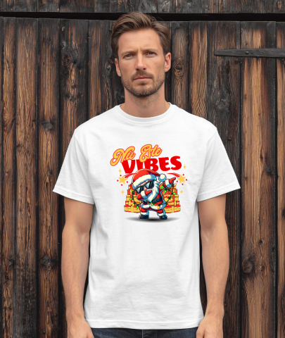 Tricou Femei, Barbati, Copii, Fata, Baiat, Unisex Personalizat Moș Crăciun Cool cu Ochelari de Soare - Cadouri Colorate și Vibe-uri Pozitive [1]