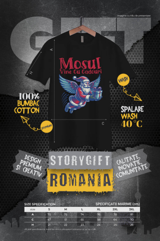 Tricou Femei, Barbati, Copii, Fata, Baiat, Unisex Personalizat Moș Crăciun Cu Aripi De Înger - Cadouri Colorate De Crăciun [3]