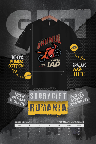 Tricou Femei, Barbati, Copii, Fata, Baiat, Unisex Personalizat Motocicletă Roșie – Viteză și Adrenalină pe Drumul Către Iad [3]