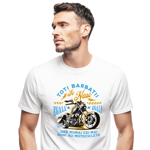 Motociclete - Tricou Femei, Barbati, Copii, Fata, Baiat, Unisex Personalizat Tricouri Personalizate Moto - Motociclete Vintage & Stil Clasic Biker
