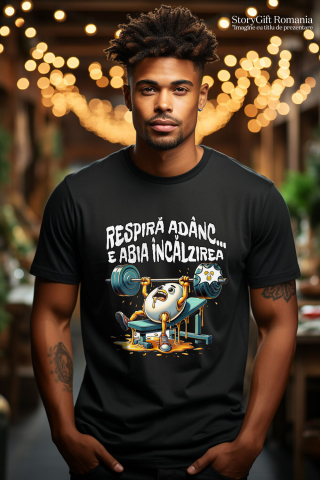 Tricou Femei, Barbati, Copii, Fata, Baiat, Unisex Personalizat Ou la Sală - Tricou Personalizat Motivațional pentru Sportivi și Antrenamente [1]