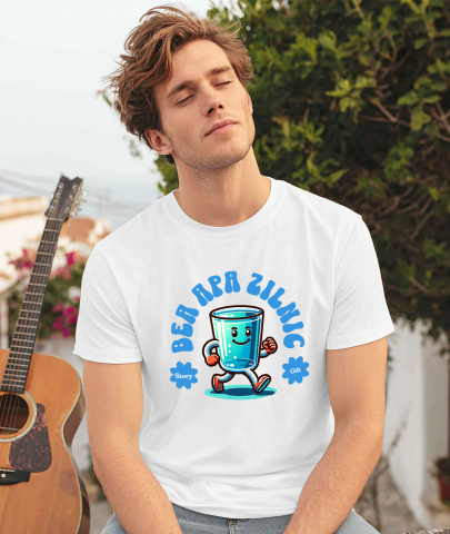 Tricou Femei, Barbati, Copii, Fata, Baiat, Unisex Personalizat „Pahar Personalizat 'Bea Apă Zilnic' – Cadou Vesel pentru Familie, Copii și Hidratare” [1]