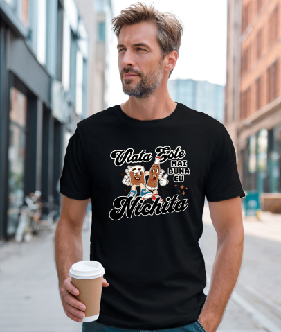 Tricou Femei, Barbati, Copii, Fata, Baiat, Unisex Personalizat Cadouri personalizate pentru prieteni – Pahar de cola și sticla de cola cu text personalizat [1]