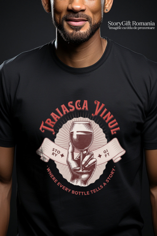 Tricou Femei, Barbati, Copii, Fata, Baiat, Unisex Personalizat „Pahar de Vin cu Picior - Cadou Personalizat pentru Iubitorii de Vin” [1]