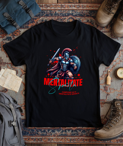 Tricou Femei, Barbati, Copii, Fata, Baiat, Unisex Personalizat Cadouri personalizate – Războinic Samurai cu scut și sabie [2]