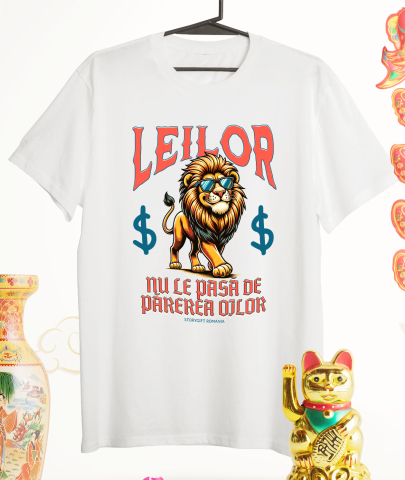 Tricou Femei, Barbati, Copii, Fata, Baiat, Unisex Personalizat Tricou personalizat Leu Mândru – Putere și Stil Unic | Cadou Perfect [2]