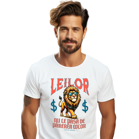 Animale - Tricou Femei, Barbati, Copii, Fata, Baiat, Unisex Personalizat Tricou personalizat Leu Mândru – Putere și Stil Unic | Cadou Perfect