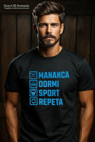 Tricou Femei, Barbati, Copii, Fata, Baiat, Unisex Personalizat Rutina Zilnică Sport - Tricou Personalizat pentru Sportivi și Echipe [1]