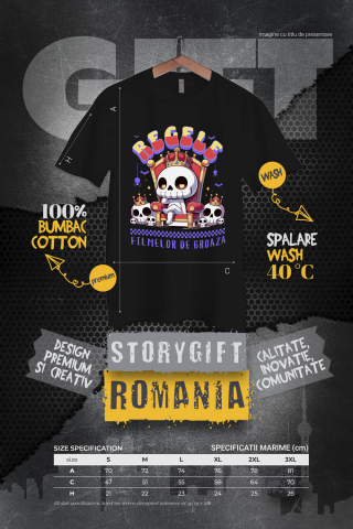 Tricou Femei, Barbati, Copii, Fata, Baiat, Unisex Personalizat Schelet Craniu Uman cu Coroana Regală | Cadou Groază Regal pentru Halloween [3]