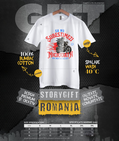 Tricou Femei, Barbati, Copii, Fata, Baiat, Unisex Personalizat Schelete Horror pe Motocicletă Vintage – Pasiune și Iubire pentru Moto [3]