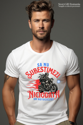 Tricou Femei, Barbati, Copii, Fata, Baiat, Unisex Personalizat Schelete Horror pe Motocicletă Vintage – Pasiune și Iubire pentru Moto [1]