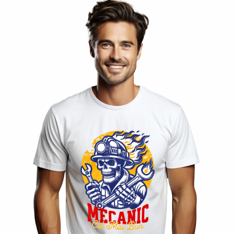 Tricou Femei, Barbati, Copii, Fata, Baiat, Unisex Personalizat Schelet Uman în Flăcări – Design Personalizat pentru Mecanicii și Iubitorii de Mașini