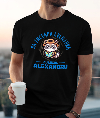 Tricou Femei, Barbati, Copii, Fata, Baiat, Unisex Personalizat Tricou Personalizat Aventură - „Să Înceapă Aventura” | Cadouri pentru Copii [1]