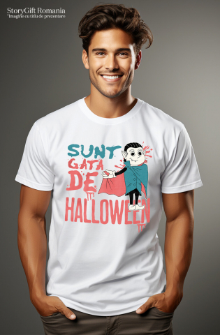 Tricou Femei, Barbati, Copii, Fata, Baiat, Unisex Personalizat Costum Dracula Cu Colți Și Capa | Halloween Horror pentru Copii și Adulți [1]