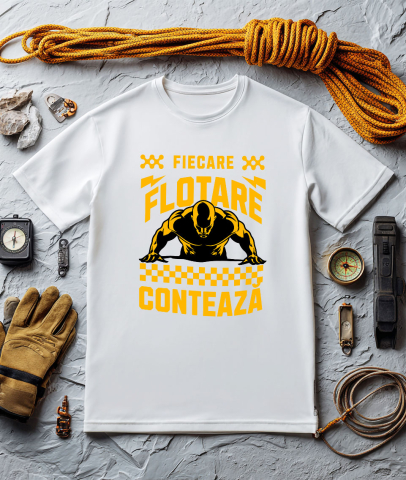 Tricou Femei, Barbati, Copii, Fata, Baiat, Unisex Personalizat Silueta Bărbat Flotare - Tricou Personalizat Motivațional pentru Sportivi [2]