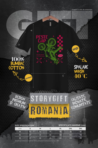 Tricou Femei, Barbati, Copii, Fata, Baiat, Unisex Personalizat Siluetă BMX Personalizată – Cadou Perfect pentru Pasionați de Sport Extrem [3]