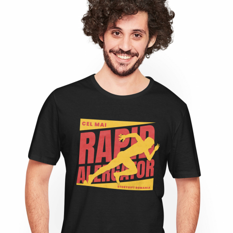 Tricou Femei, Barbati, Copii, Fata, Baiat, Unisex Personalizat Siluetă Alergător Maraton – Cadou și Trofeu Personalizat pentru Sportivi