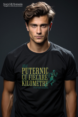 Tricou Femei, Barbati, Copii, Fata, Baiat, Unisex Personalizat Siluetă Umană în Alergare - Tricou Personalizat Motivațional pentru Sportivi [1]