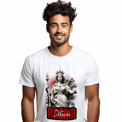 INGERI - Tricou Femei, Barbati, Copii, Fata, Baiat, Unisex Personalizat Statuie Stil Grecesc Regina Maria – Cadou Personalizat Cu Coroana