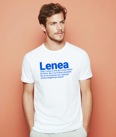 Tricou Femei, Barbati, Copii, Fata, Baiat, Unisex Personalizat „Cadouri personalizate cu mesaje haioase pentru familie și copii | Lenea ca artă” [1]