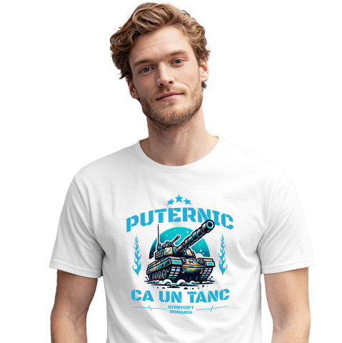 Tricou Femei, Barbati, Copii, Fata, Baiat, Unisex Personalizat Tanc Motivațional – Simbol al Forței și Determinării