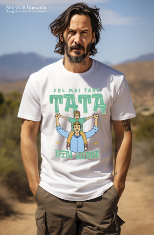 Tricou Femei, Barbati, Copii, Fata, Baiat, Unisex Personalizat Cadouri Personalizate Tata și Fiice | Petrecere Surpriză Pentru Tata, Dragoste Familie [1]