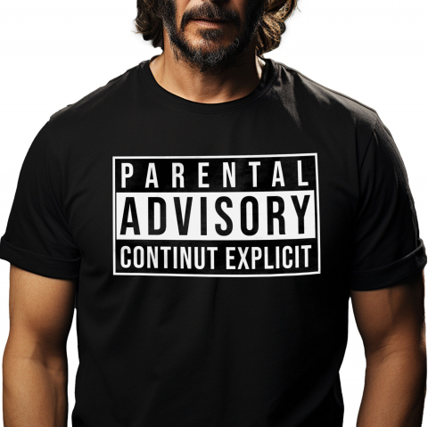 Tricou Femei, Barbati, Copii, Fata, Baiat, Unisex Personalizat Logo Acord Parental pentru Filme și Televizor - Siguranță pentru Copii și Minori