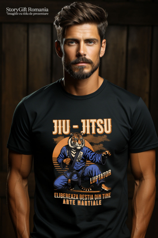 Tricou Femei, Barbati, Copii, Fata, Baiat, Unisex Personalizat Tigru Karate – Design Motivațional Arte Marțiale [1]