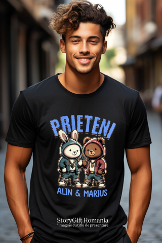 Tricou Femei, Barbati, Copii, Fata, Baiat, Unisex Personalizat Urs polar și urs brun stil gangster personalizați, cadouri amuzante pentru familie și copii [1]