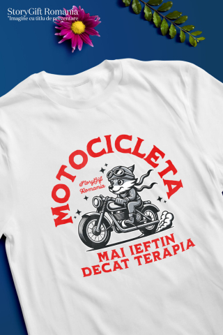Tricou Femei, Barbati, Copii, Fata, Baiat, Unisex Personalizat Vulpe Motociclistă Pe Motor Vintage – Design Haios și Plin de Aventură [2]