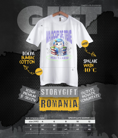 Tricou Femei, Barbati, Copii, Fata, Baiat, Unisex Personalizat Tricou Personalizat Băiat - "Mă Ocup de Teme Mai Târziu" | Cadou Amuzant pentru Școlari și Copii [5]