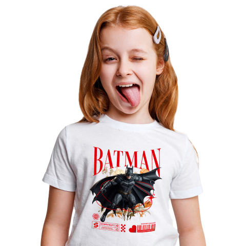 Tricou Copii cu Batman și Magia Florilor Disney 100% Bumbac, Alb, 10 Ani [1]