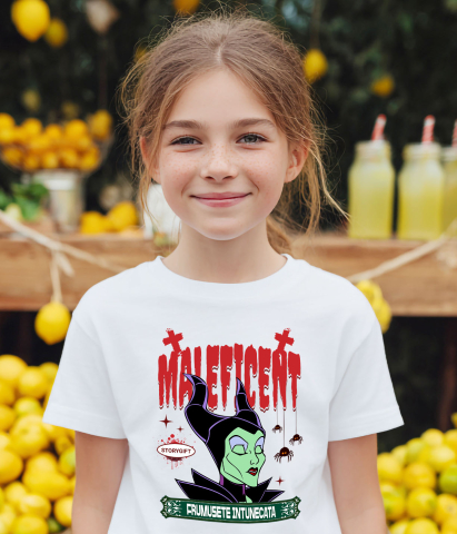 Tricou Copii cu Blestemul Ce A Schimbat Soarta Unui Regat 100% Bumbac, Alb, 12 Ani [2]