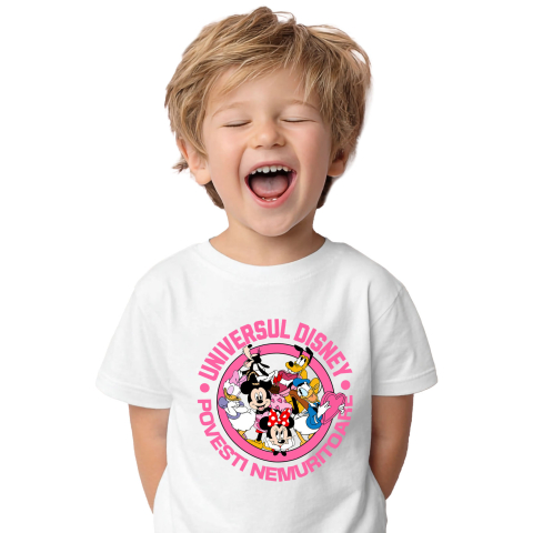 Tricou Copii cu Clubul lui Mickey Mouse 100% Bumbac, Alb, 10 Ani [1]
