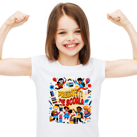 Educatie - Tricou Femei, Barbati, Copii, Fata, Baiat, Unisex Personalizat Produse Personalizate Pentru Copii Veseli - Educație, Rechizite Școlare și Distracție